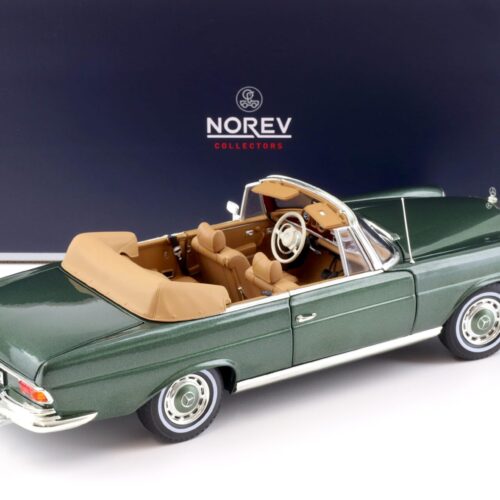 1:18 Norev Mercedes 280 SE Cabriolet 1969 dark green metallic