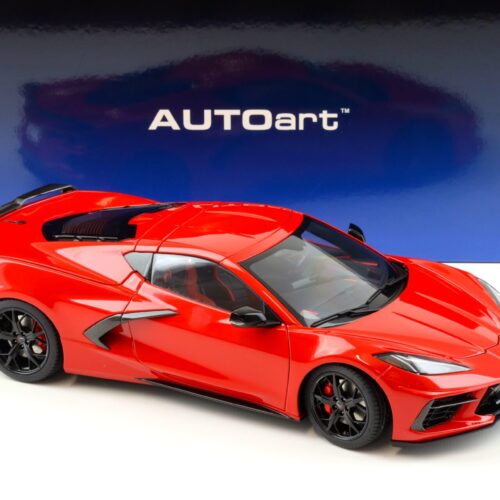 1:18 AUTOart Chevrolet Corvette C8 Stingray Z51 torch red 2020 - Image 2