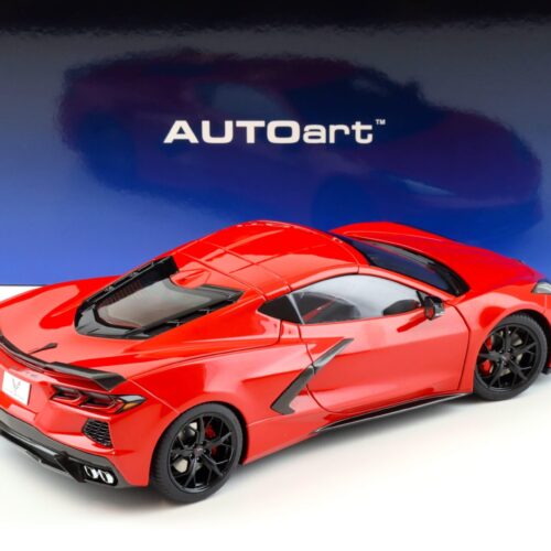 1:18 AUTOart Chevrolet Corvette C8 Stingray Z51 torch red 2020 - Image 3