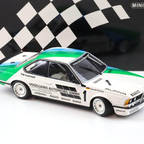1:18 Minichamps BMW 635 CSI Vogelsang Grohs Winner Bergischer Löwe Zolder 1984 - Image 2