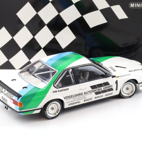 1:18 Minichamps BMW 635 CSI Vogelsang Grohs Winner Bergischer Löwe Zolder 1984 - Image 3