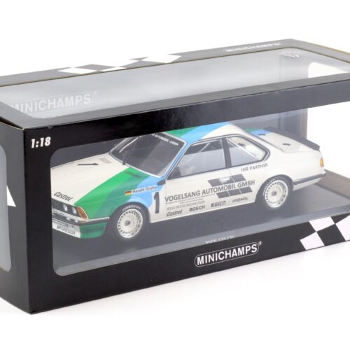 1:18 Minichamps BMW 635 CSI Vogelsang Grohs Winner Bergischer Löwe Zolder 1984 - Image 4