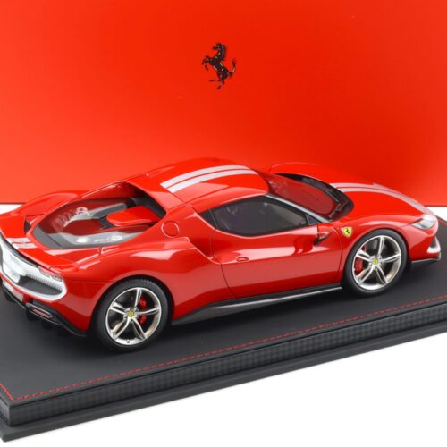 1:18 BBR Ferrari 296 GTB Assetto Fiorano Rosso Corsa with display - Limited 99 pcs