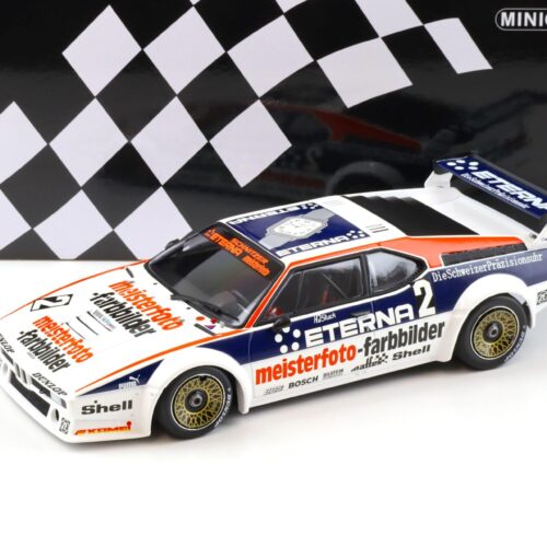 1:18 Minichamps BMW M1 Schnitzer-Eterna Zolder 1982 Winner H.-J.Stuck