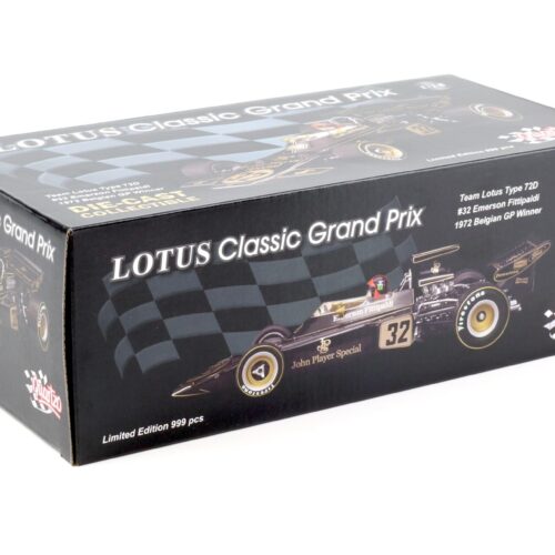 1:18 Quartzo Lotus Type 72D Emerson Fittipaldi #32 Belgian GP Winner 1972