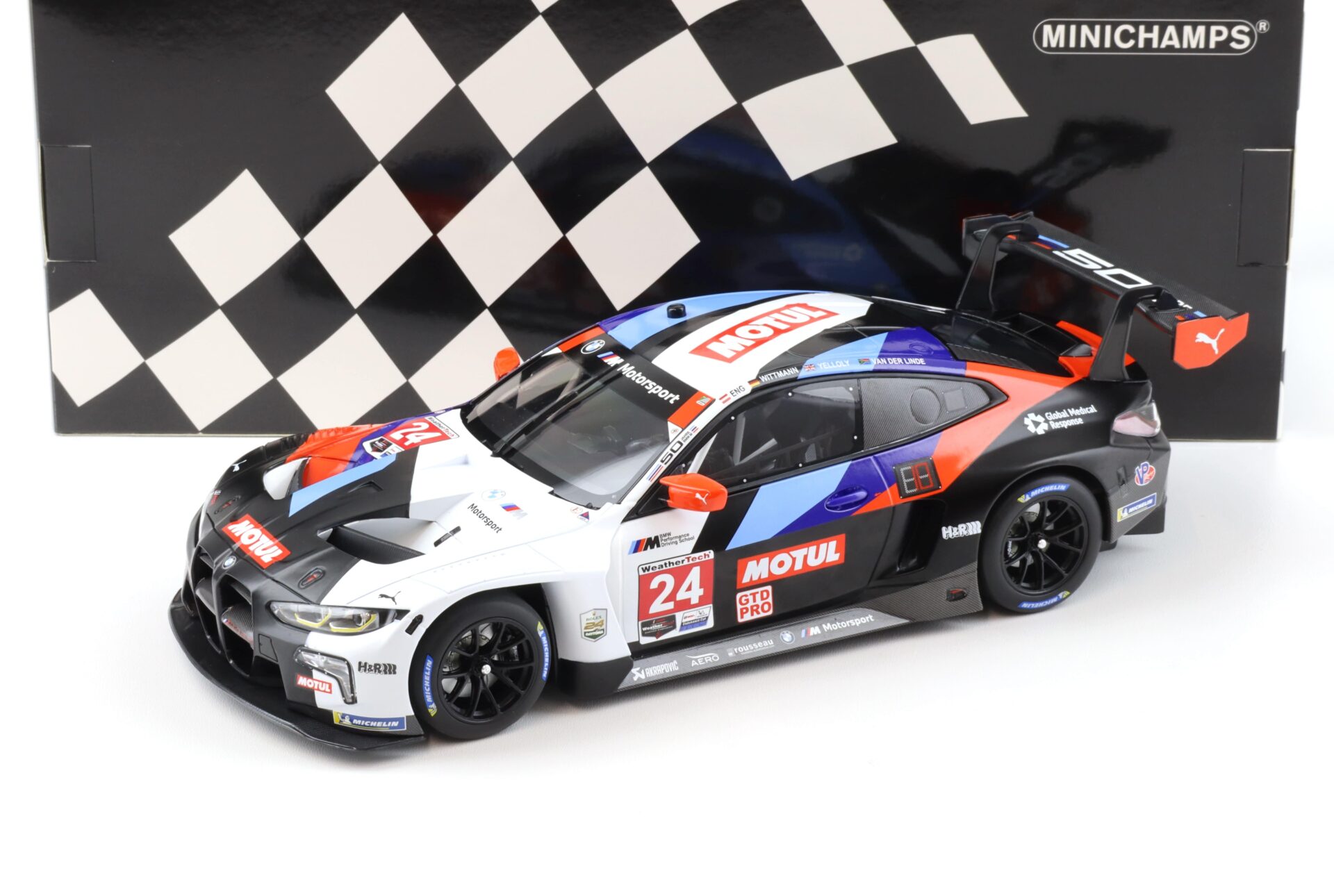 ID 92163 orig 1.jpg 1:18 Minichamps BMW M4 GT3 GTD Pro BMW M Team RLL #24 IMSA 2022 Eng/ Wittmann