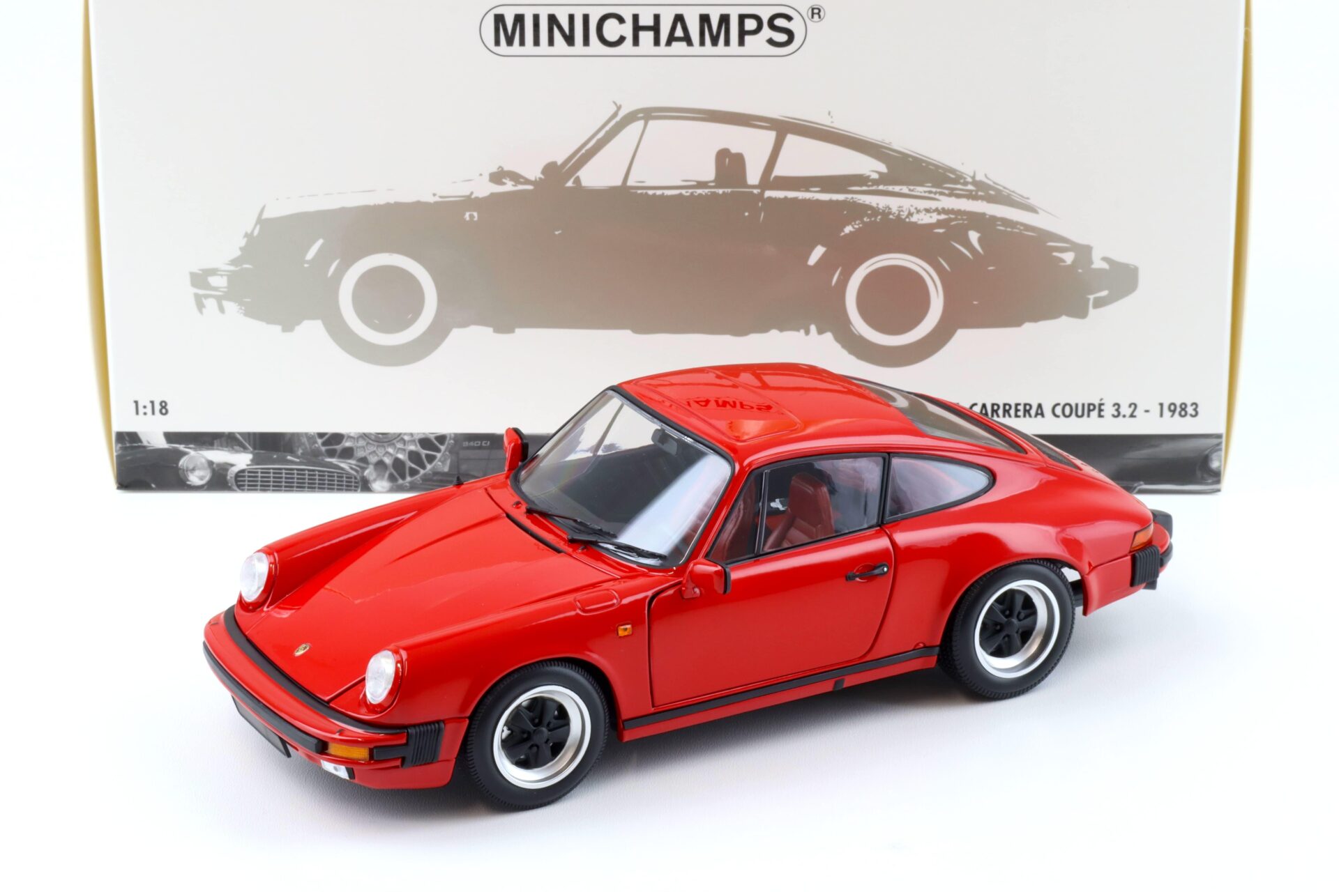 ID 92500 orig.jpg 1:18 Minichamps Porsche 911 Carrera 3.2 Coupe 1983 red
