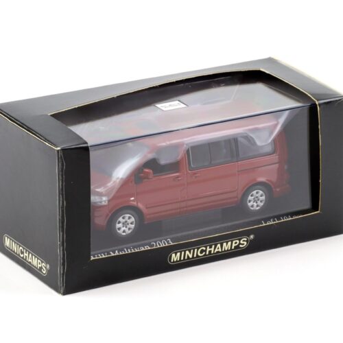 1:43 Minichamps VW T5 Multivan murena red metallic 2003