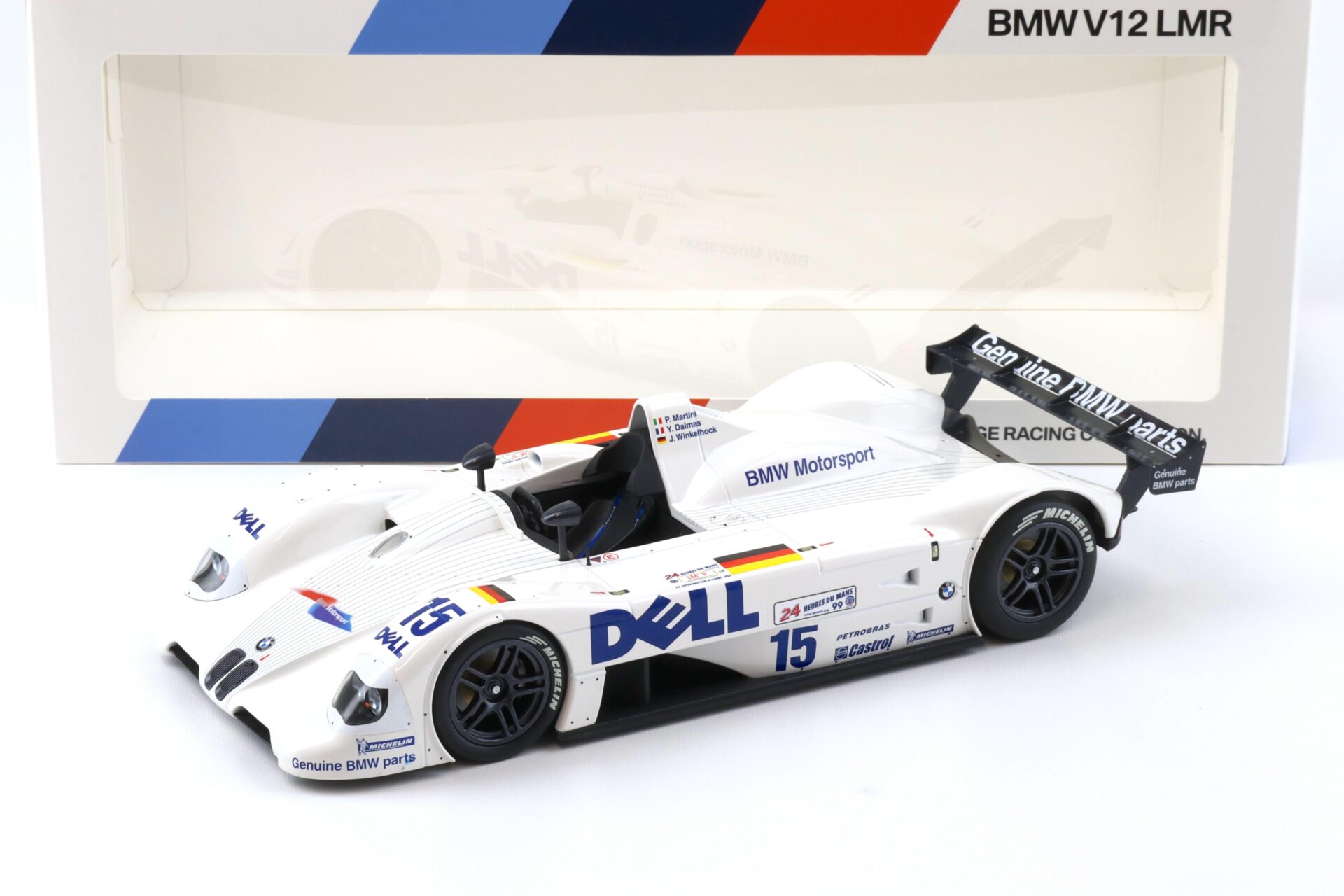 ID 92722 orig.jpg 1:18 Minichamps BMW V12 LMR #15 Winkelhock ALMS Series 1999 Heritage DEALER VERSION