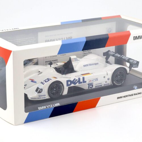 1:18 Minichamps BMW V12 LMR #15 Winkelhock ALMS Series 1999 Heritage DEALER VERSION