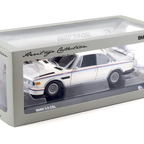 1:18 Minichamps BMW 3.0 CSL Coupe white 1973-1975 Heritage DEALER VERSION