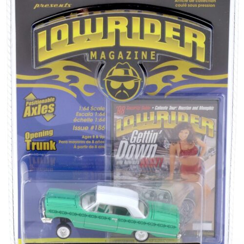 1:64 Revell Lowrider 1963 Chevrolet Impala green/white #186 Gettin Down