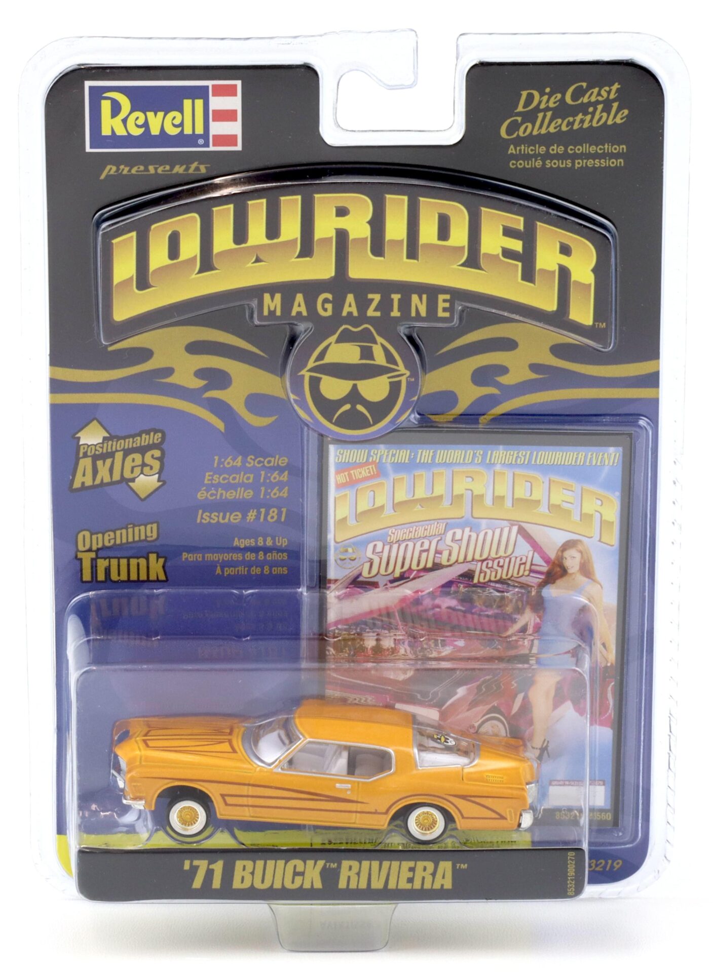 1:64 Revell Lowrider 1971 Buick Riviera orange #181 Super Show Issue