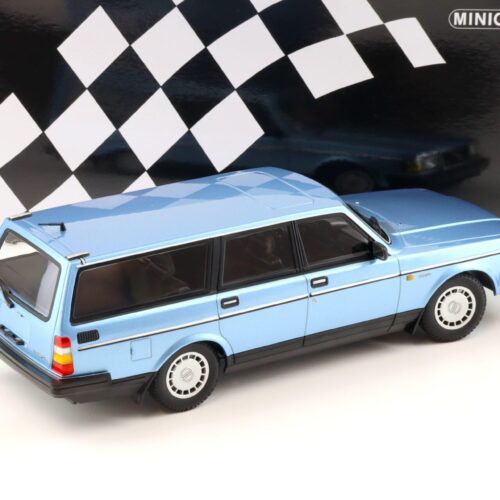 1:18 Minichamps Volvo 240 GL Break Estate 1986 blue metallic - Image 3