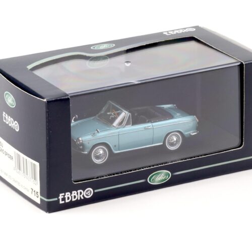 1:43 Ebbro Daihatsu Compagno Spider 1965 blue - Image 3