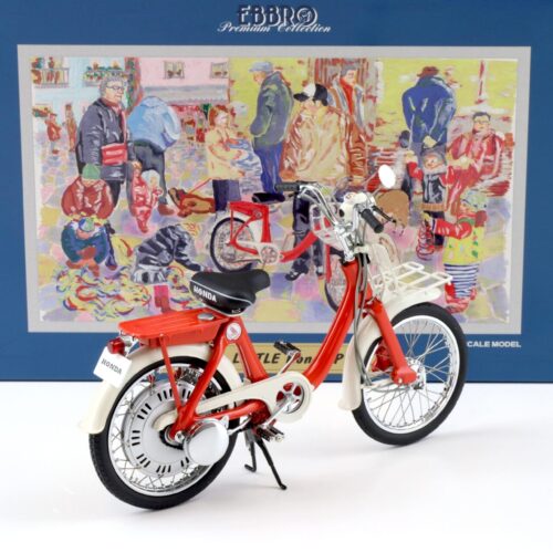 1:10 Ebbro Premium Honda Little Honda P25 little motorcycle red/ white