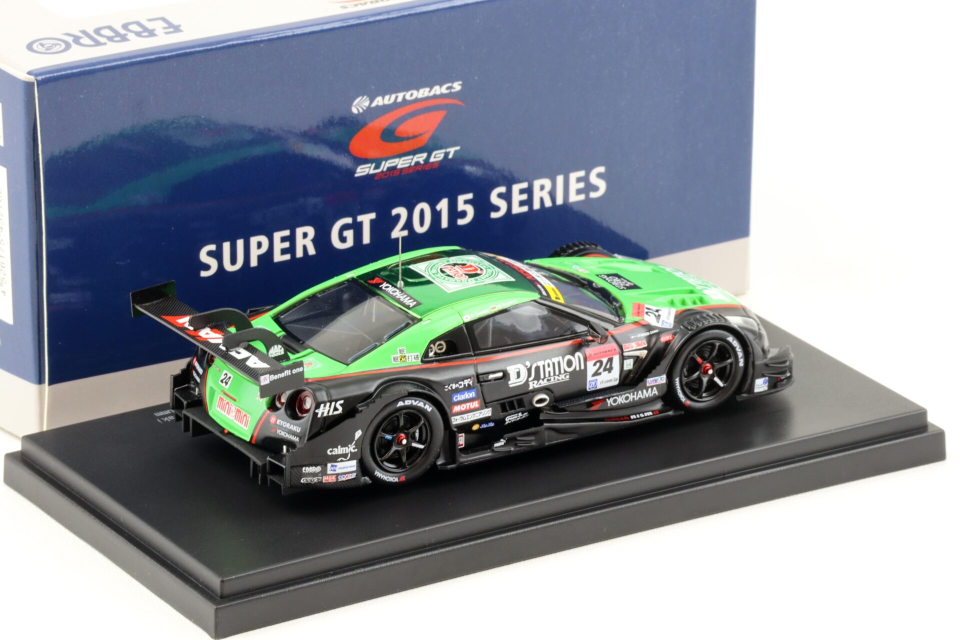 1:43 Ebbro Nissan GT-R Super GT500 Rd.4 Fuji Winner 2015 DÂ´station ADVAN #24