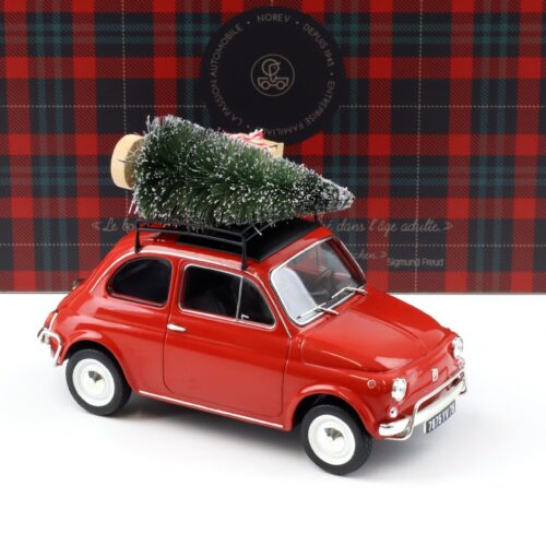1:18 Norev Fiat 500 L 1968 red Christmas Edition Weihnachten