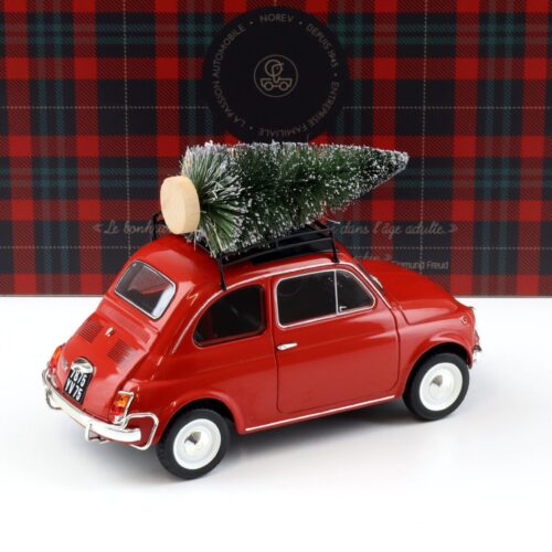 1:18 Norev Fiat 500 L 1968 red Christmas Edition Weihnachten