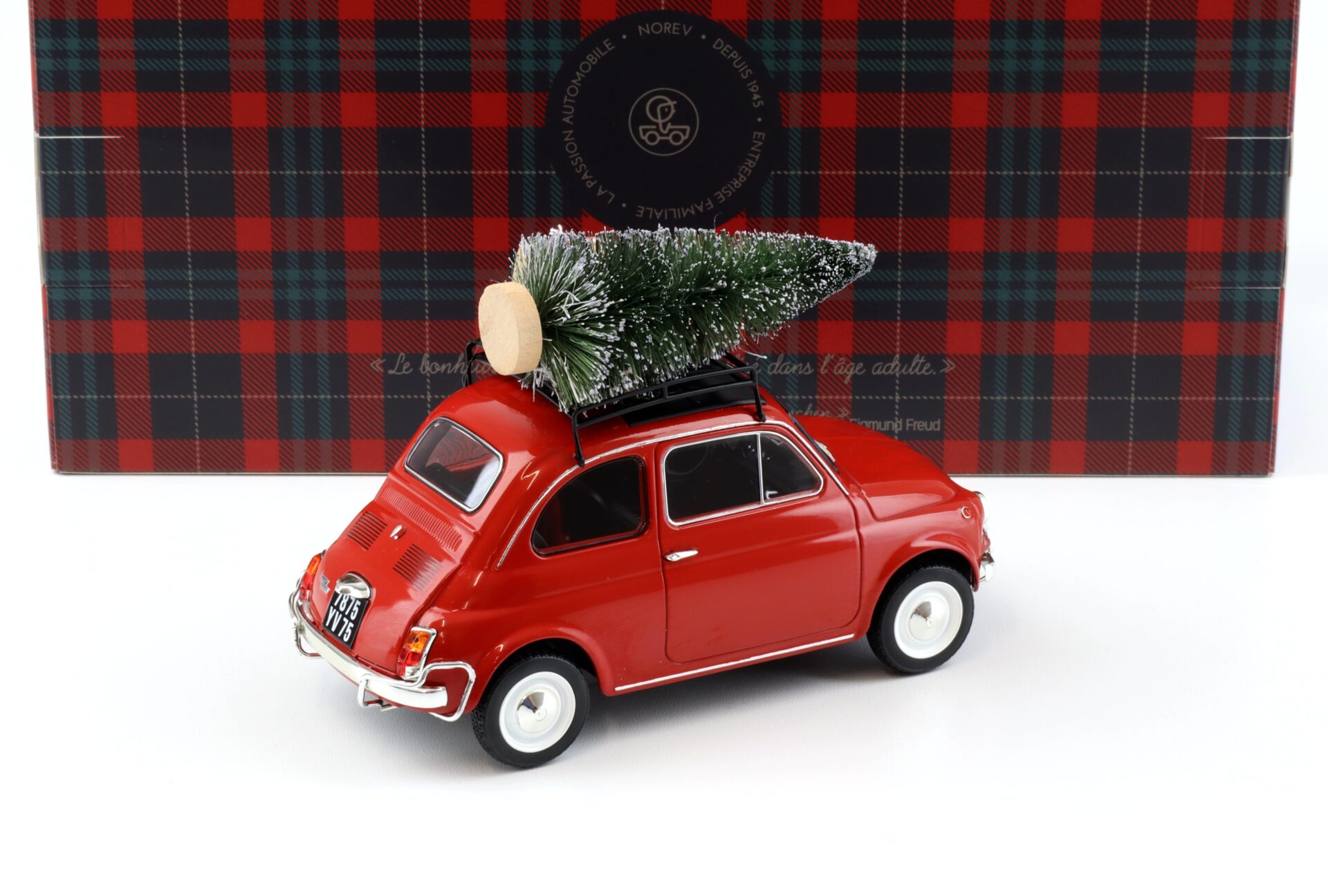 1:18 Norev Fiat 500 L 1968 red Christmas Edition Weihnachten