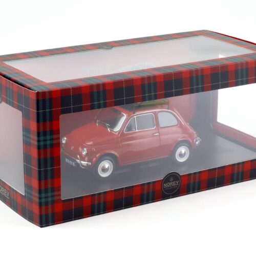 1:18 Norev Fiat 500 L 1968 red Christmas Edition Weihnachten