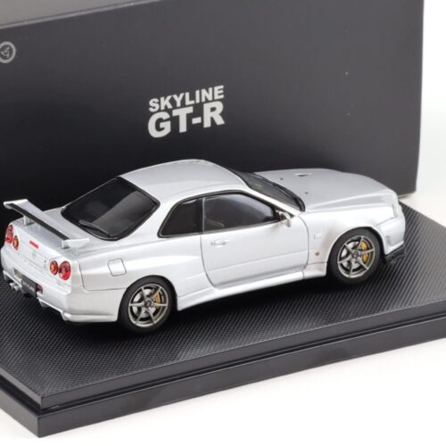 1:43 Ebbro Nissan Skyline GT-R (R34) Vspec II silver - Image 2