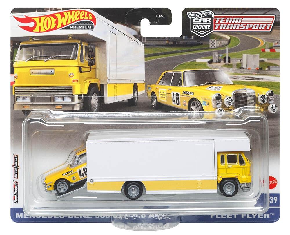 ID 94336 orig.jpg 1:64 Hot Wheels Premium Team Transport Mercedes 300 SEL 6.8 AMG + Fleet Flyer HCR32