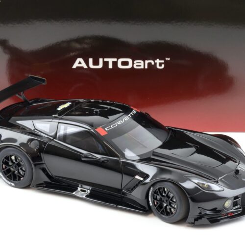 1:18 AUTOart Chevrolet Corvette C7.R Plain Body Version Glossy black 81651