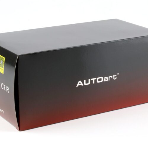 1:18 AUTOart Chevrolet Corvette C7.R Plain Body Version Glossy black 81651