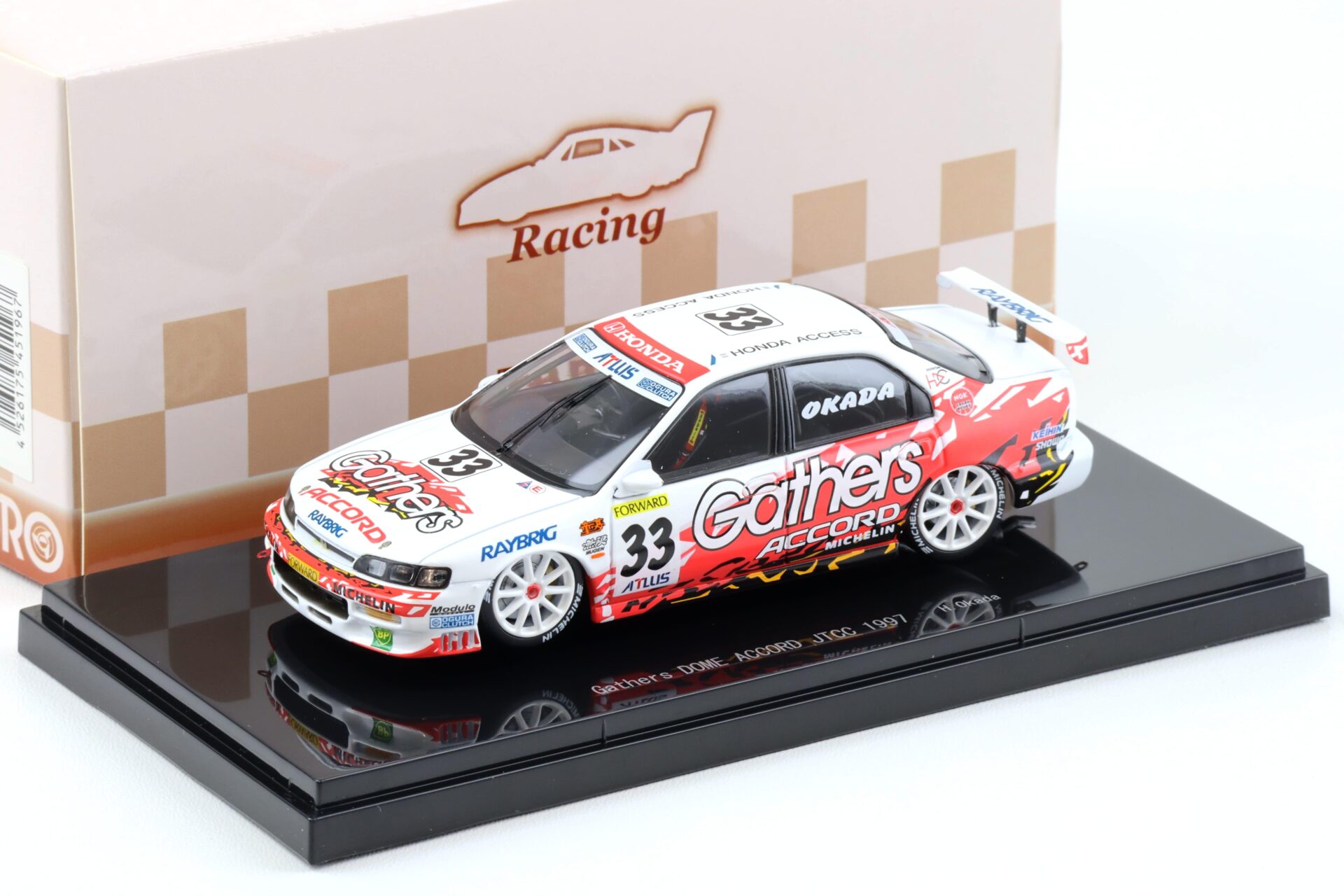 ID 94691 orig.jpg 1:43 Ebbro Honda Accord Gathers DOME ACCORD #33 JTCC 1997 Okada
