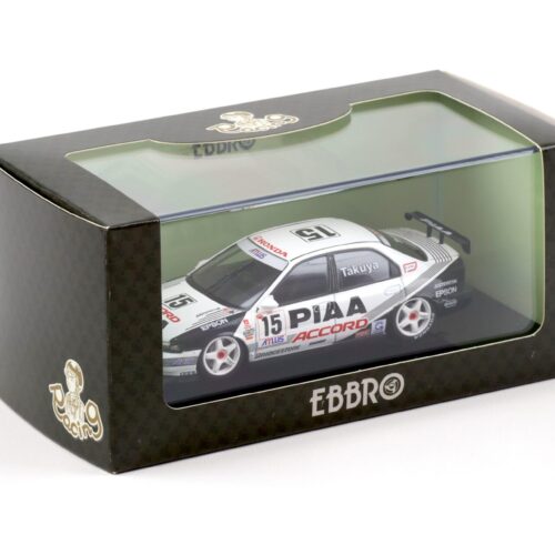 1:43 Ebbro Honda Accord PIAA ACCORD VTEC #15 JTCC 1996 Takuya