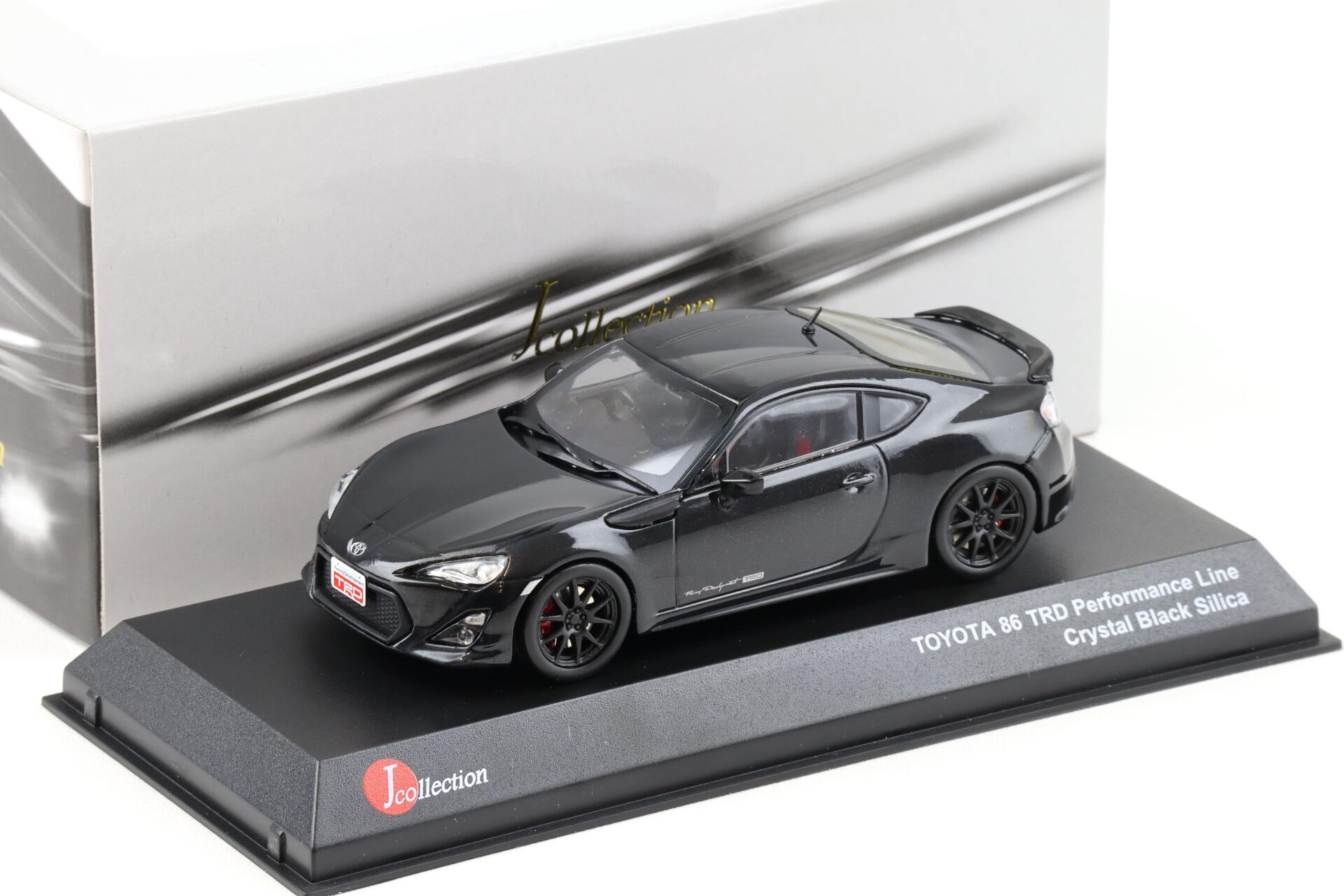 1:43 J-Collection Kyosho Toyota 86 TRD Performance Line Crystal black Silica