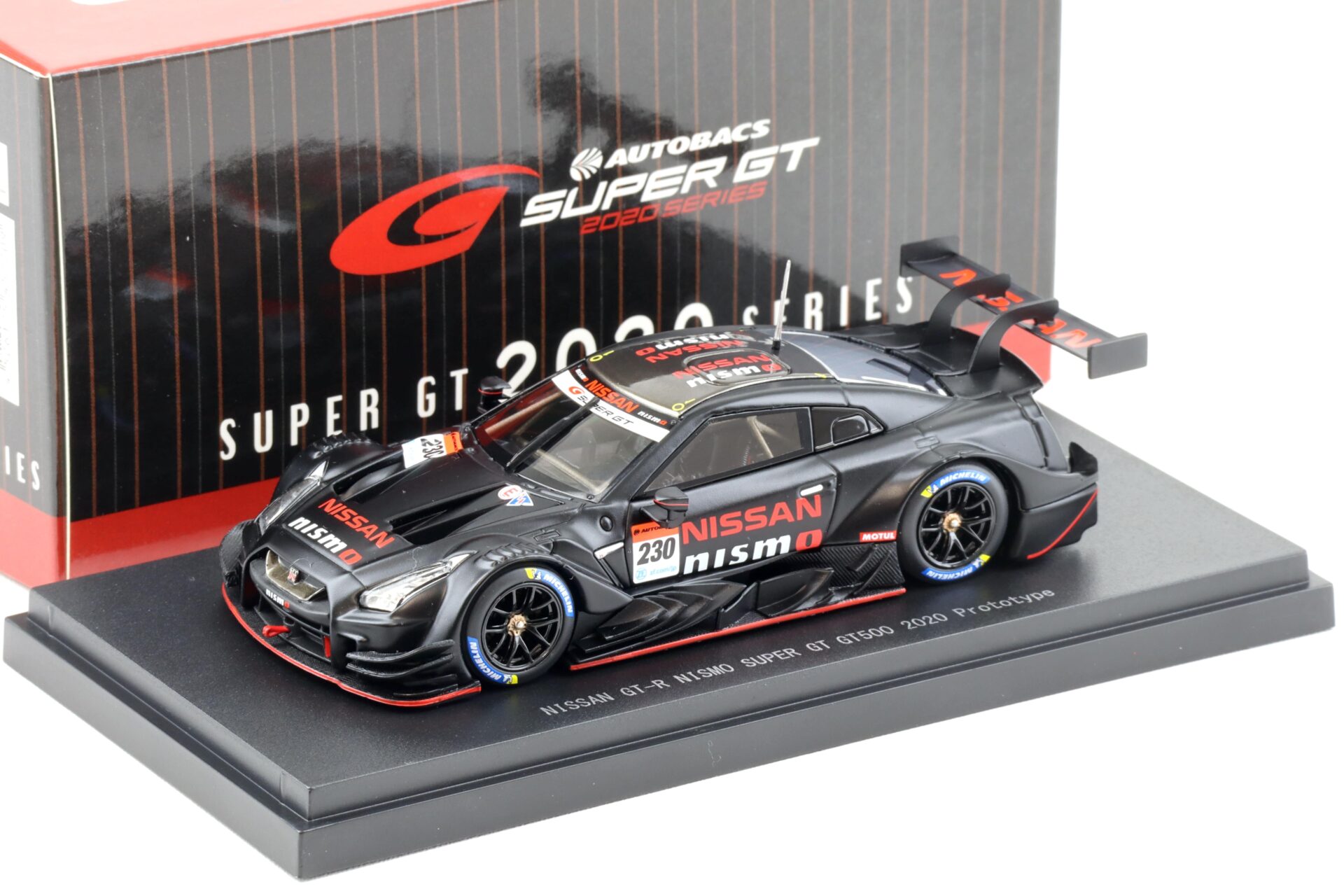 ID 95063 orig 1.jpg 1:43 Ebbro Nissan GT-R Super GT500 NISMO Prototype 2020 #230 black