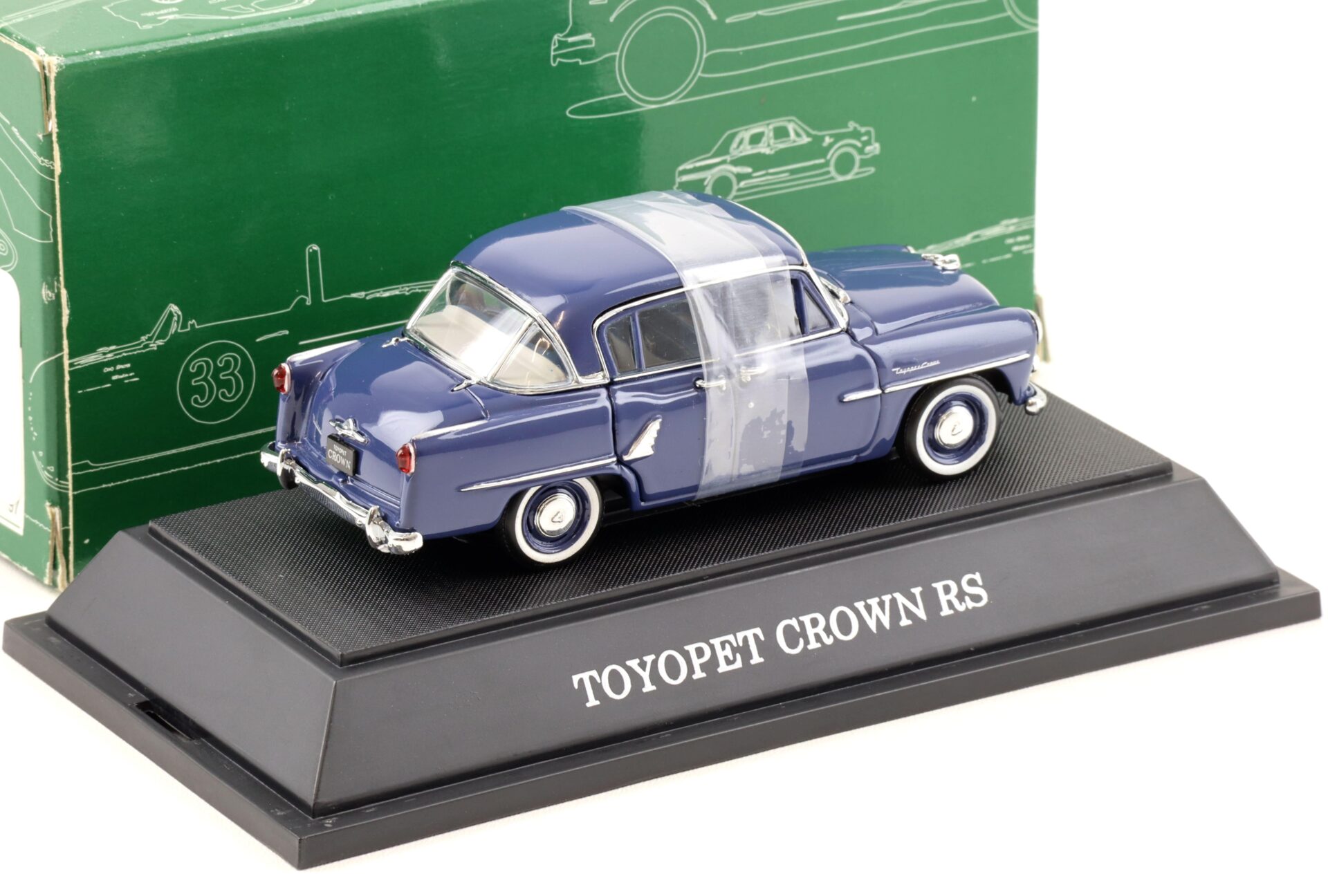 1:43 Ebbro Toyopet Crown RS Sedan blue 1955