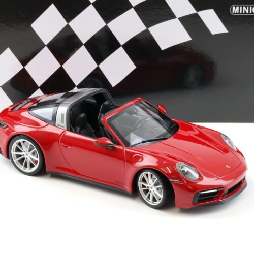 1:18 Minichamps Porsche 911 (992) Targa 4 GTS red 2021 - Image 2
