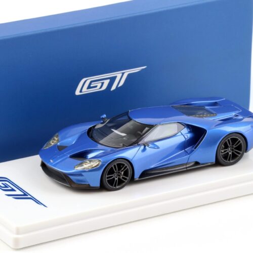 1:43 TSM Model 2015 Ford GT Detroit Auto Show Liquid blue Ford Collection