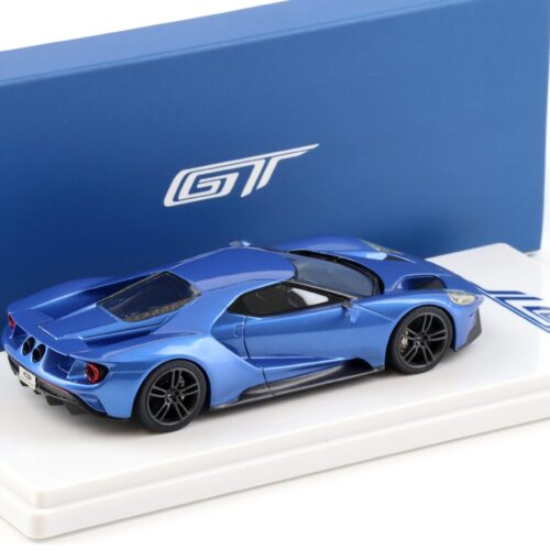 1:43 TSM Model 2015 Ford GT Detroit Auto Show Liquid blue Ford Collection