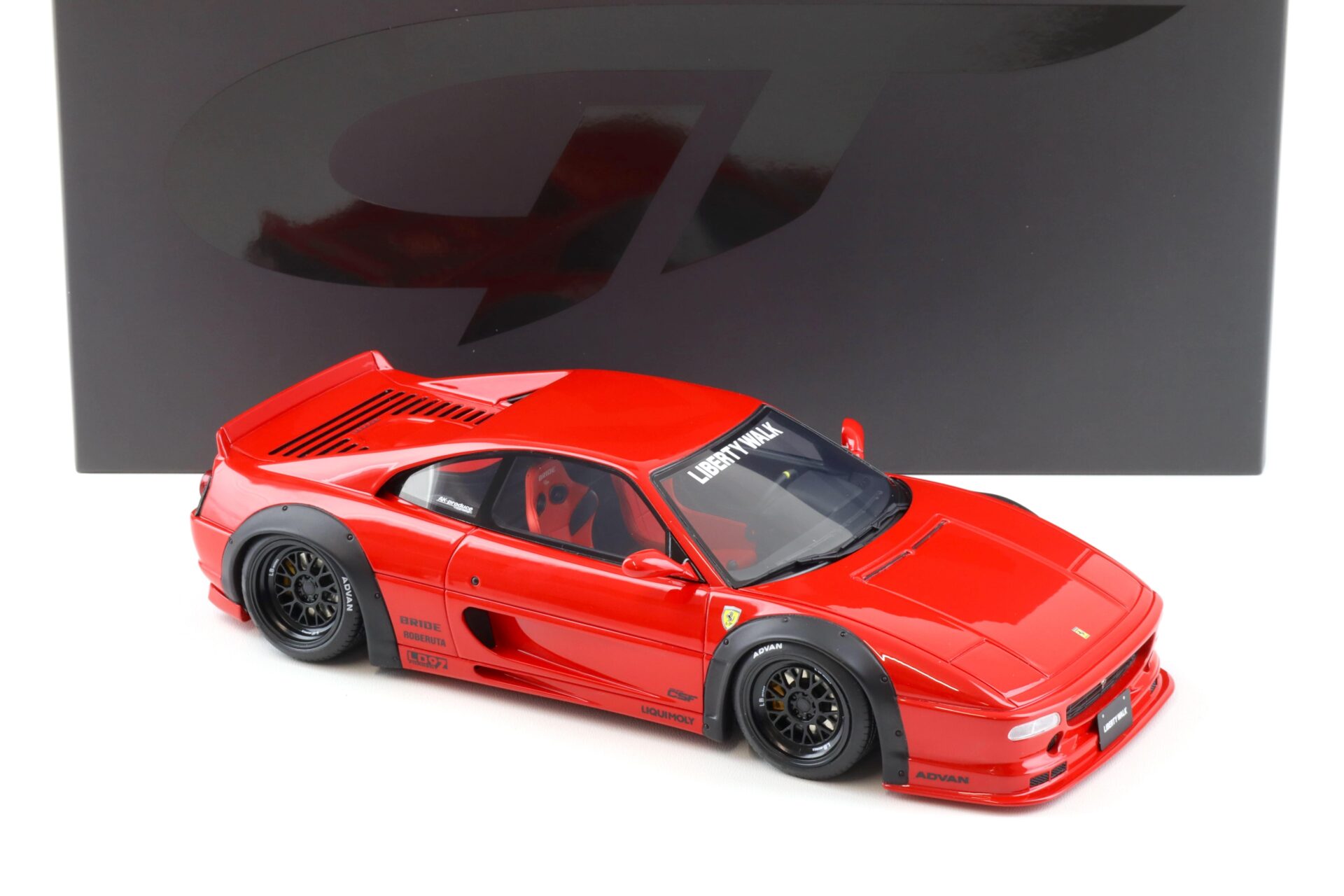 1:18 GT Spirit GT468 Ferrari F355 LB WORKS Liberty Walk 2023 Rosso Corsa red