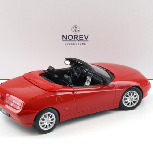 1:18 Norev Alfa Romeo Spider 2.0 T.Spark 1999 with Softtop red - Limited 1250 pcs. - Image 3