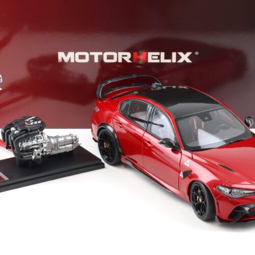 1:18 Motorhelix Alfa Romeo Giulia GTAm Rosso GTA red + engine Die-Cast M89007