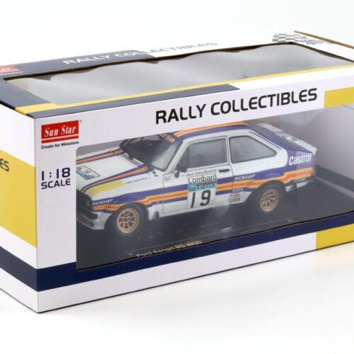 1:18 Sun Star Ford Escort RS 1800 RAC Rally 1980 #19 Mäkinen/ Holmes