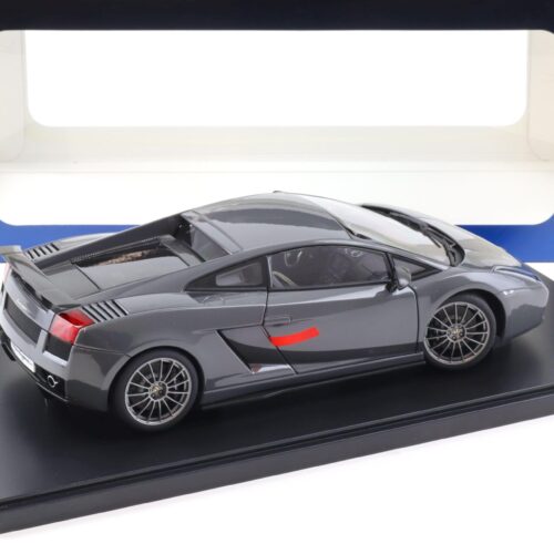1:18 AUTOart Lamborghini Gallardo Superleggera Grigio Telesto/ grey metallic 74583 - Image 3