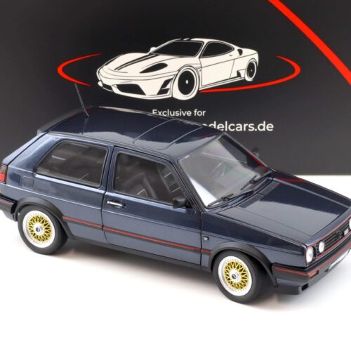 1:18 Norev VW Golf 2 GTI 1988 Helios blue metallic 188563 - Limited 500 pcs. - Image 2