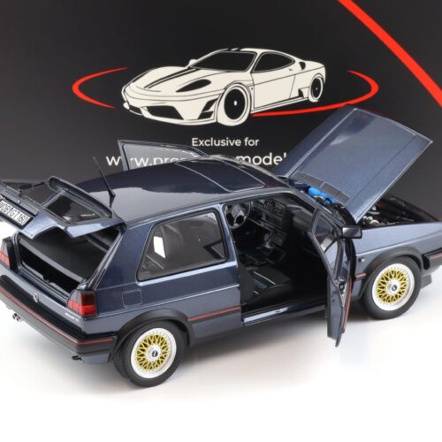 1:18 Norev VW Golf 2 GTI 1988 Helios blue metallic 188563 - Limited 500 pcs. - Image 4