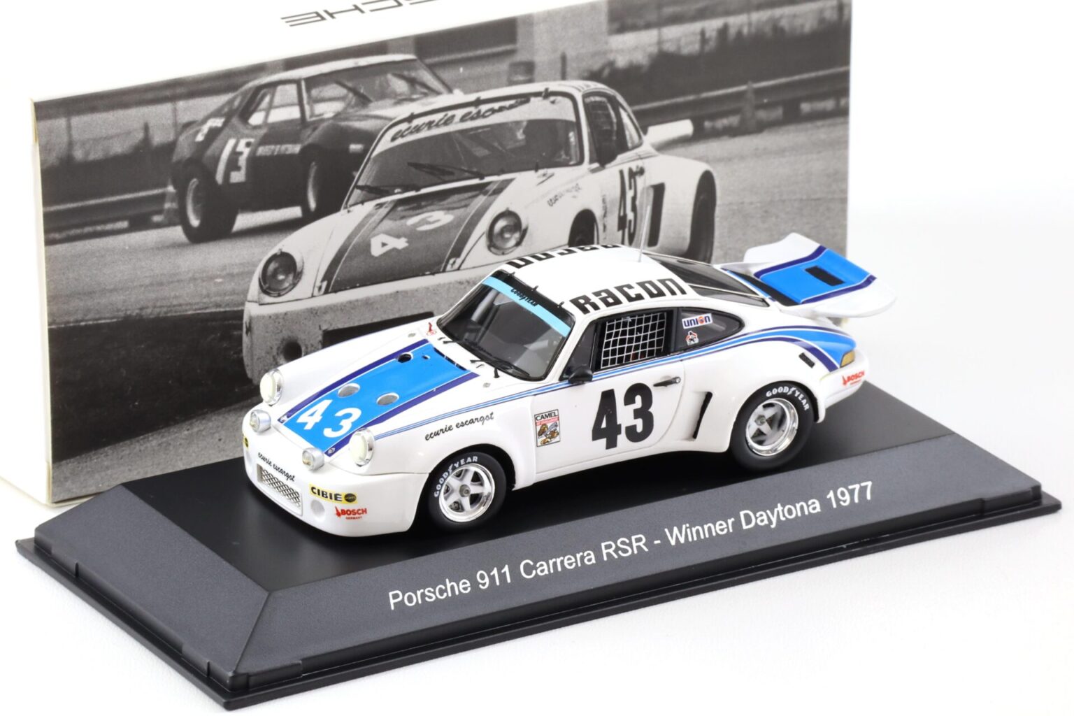 Spark 1:18 Porsche Carrera RSR n° 43 Vainqueur des 24 Heures de Daytona