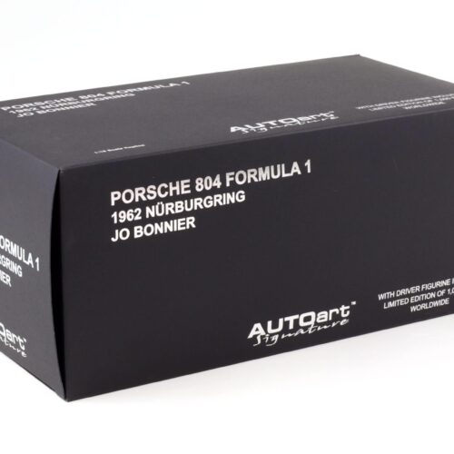 1:18 AUTOart Porsche 804 F1 Jo Bonnier #8 Nürburgring 1962 with driver 86274 - Image 5