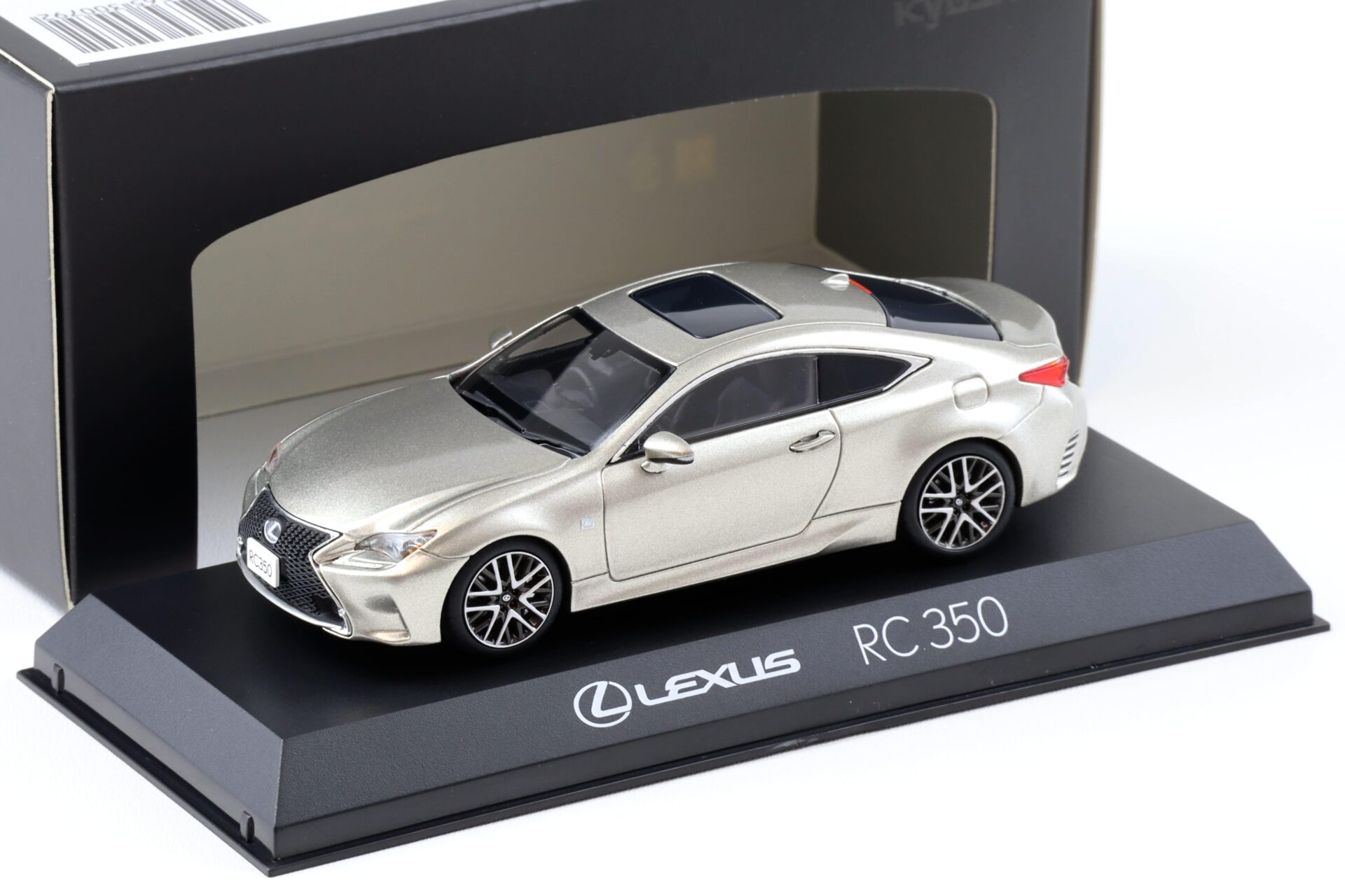 ID 97779 orig 1.jpg 1:43 Kyosho Lexus RC 350 F Sport Coupe Sonic Titanium 03657T