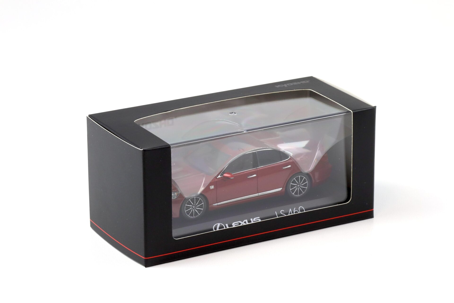 1:43 Kyosho Lexus LS460 F Sport Limousine Red metallic CS. 03659RM
