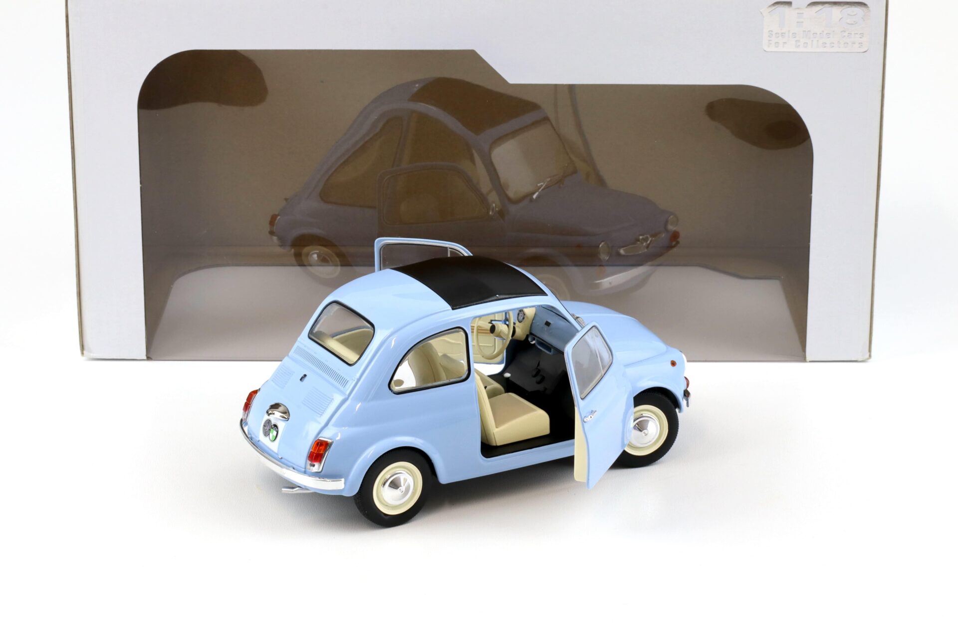 1:18 Solido Steyr Puch 500 steel blue 1969