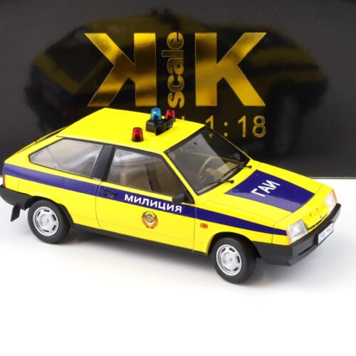 1:18 KK-Scale Lada Samara Police SU Milizija 1984 yellow/ blue